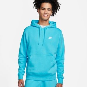 Nike Men's Vibrant Teal Hoodie